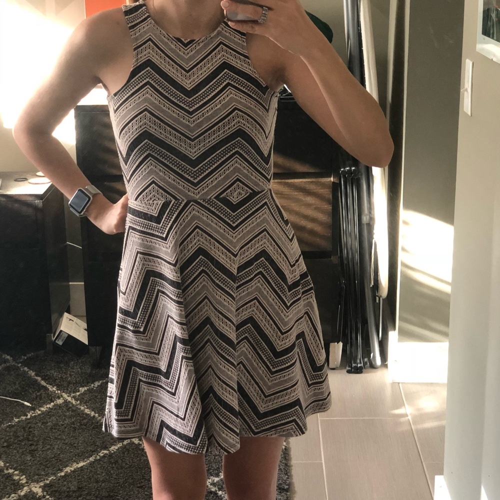 New Sleeves Back Cutout Dress